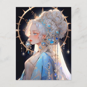 Anime Princess Fantasy Art Postcard