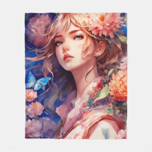 Anime Princess Fleece Blanket