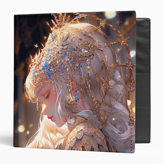 Anime Princess Girl Fantasy Art Binder (Front/Inside)