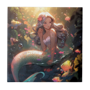 Anime Princess Girl Fantasy Art Tile