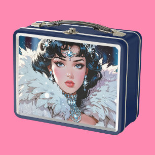 Anime princess metal lunch box
