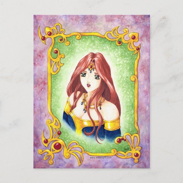 Anime Princess Postcard (Front)