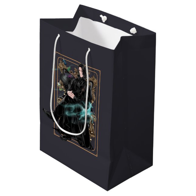 Anime Professor Severus Snape Seated Medium Gift Bag (Front Angled)