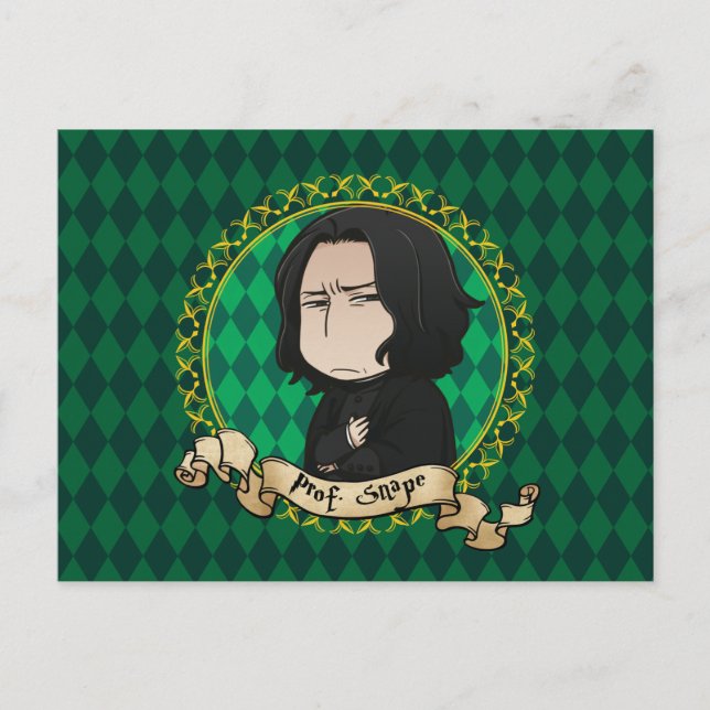 Anime Professor Snape Postcard (Front)