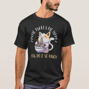 Anime Ramen Cats Kawaii Neko Japanese T-Shirt