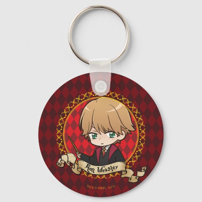 Anime Ron Weasley Keychain (Front)
