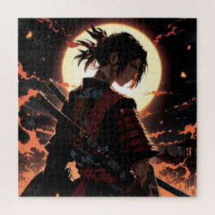Anime samurai jigsaw puzzle