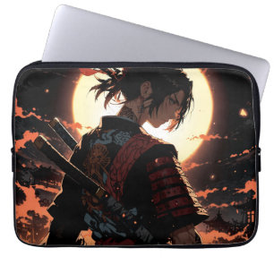 Anime samurai laptop sleeve