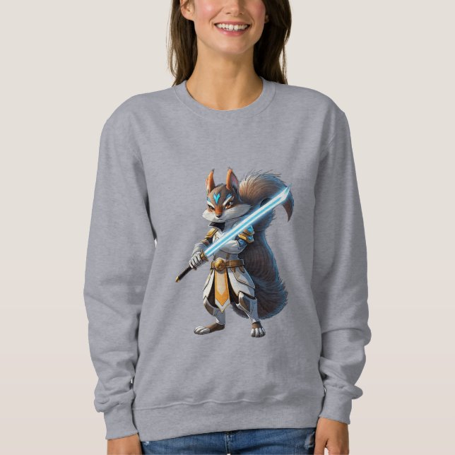 Anime Samurai Squirrel Warrior Sweatshirt (Front)