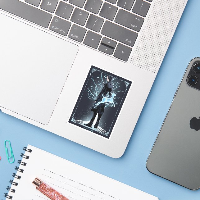 Anime Severus Snape's Doe Patronus (Laptop w/ iPhone)