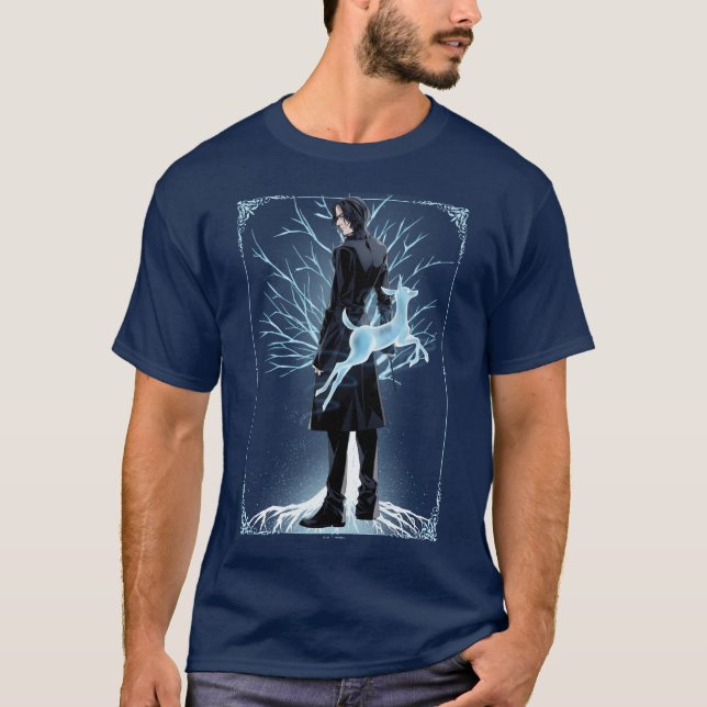 Anime Severus Snape's Doe Patronus T-Shirt (Front)