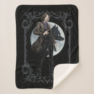Anime Sirius Black Animagus Sherpa Blanket