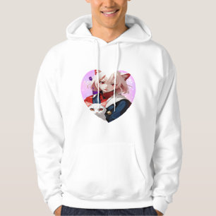  Anime Soul & Feline Eyes Hoodie