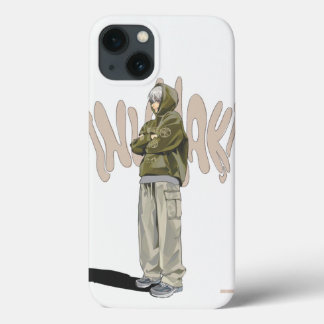 Anime Streetwear : Étui pour garçon urbain cool