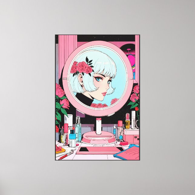 Anime Stretched Canvas Print (Front)