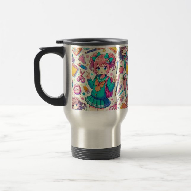 anime student travel mug (Left)