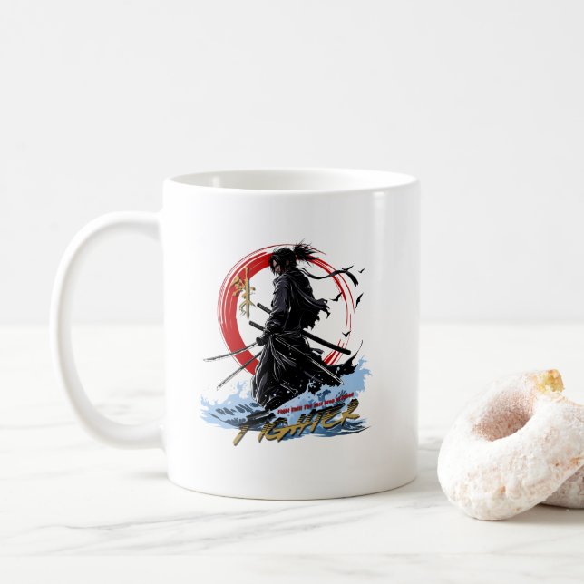 Anime Style Fighter | 11# Classic Mug (With Donut)