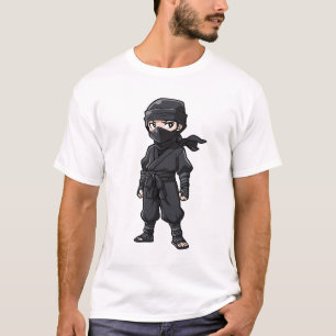 Anime Style Ninja Warrior Boys Birthday Party T-Shirt