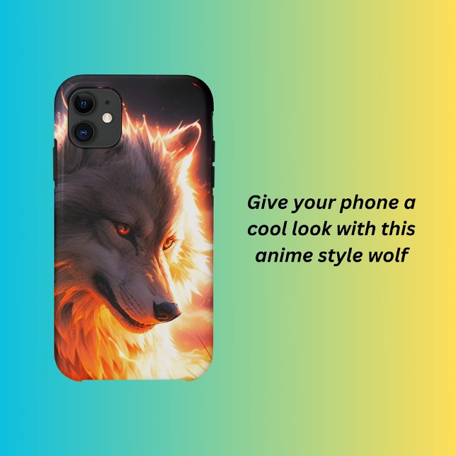 Anime style wolf  Case-Mate iPhone case (Creator Uploaded)