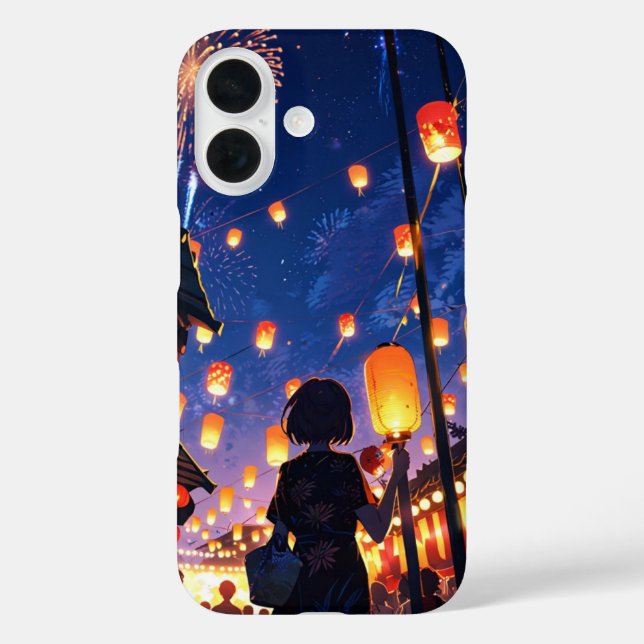 Anime Summer Festival Night Case-Mate iPhone Case (Back)