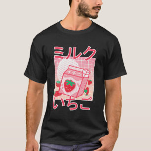 Anime T-Shirt Kawaii Anime Mil de fraises japonais