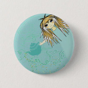 Anime Tea Party 2 Inch Round Button