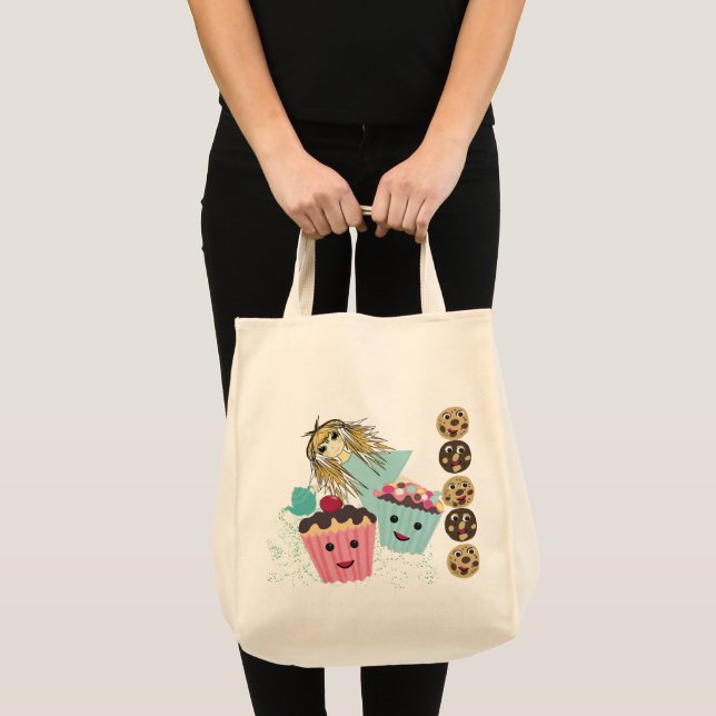 Anime Tea Party  kawaii Cake - Tote Bag (Front (Product))