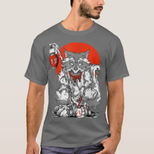 Anime Tengu Wolf Tee T-Shirt
