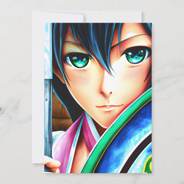 Anime the Classic Japanese Style  Invitation (Front)