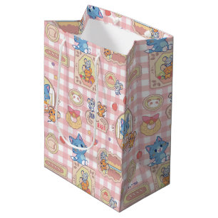 Anime Tom and Jerry Bakery Pattern Medium Gift Bag