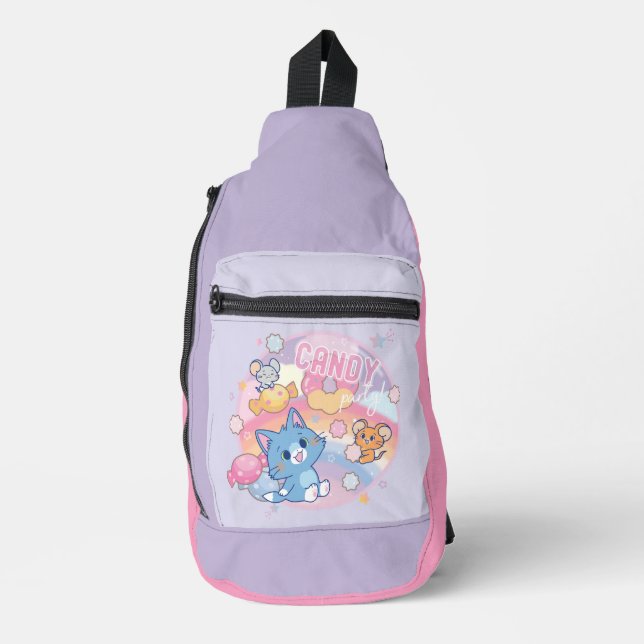 Anime Tom and Jerry Candy Party Sling Bag (Front)