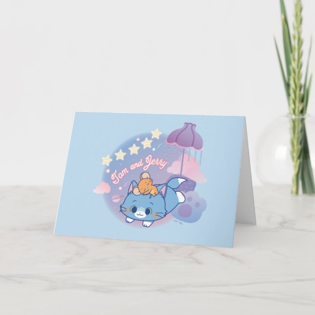 Anime Tom and Jerry Dreamy Nights Card (Front)