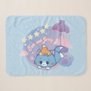 Anime Tom and Jerry Dreamy Nights Sherpa Blanket