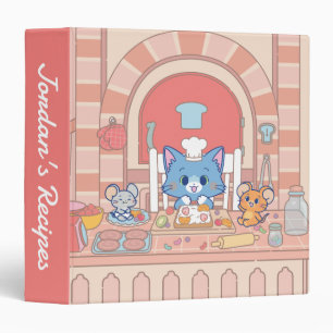 Anime Tom, Jerry, and Tuffy Bakery Binder