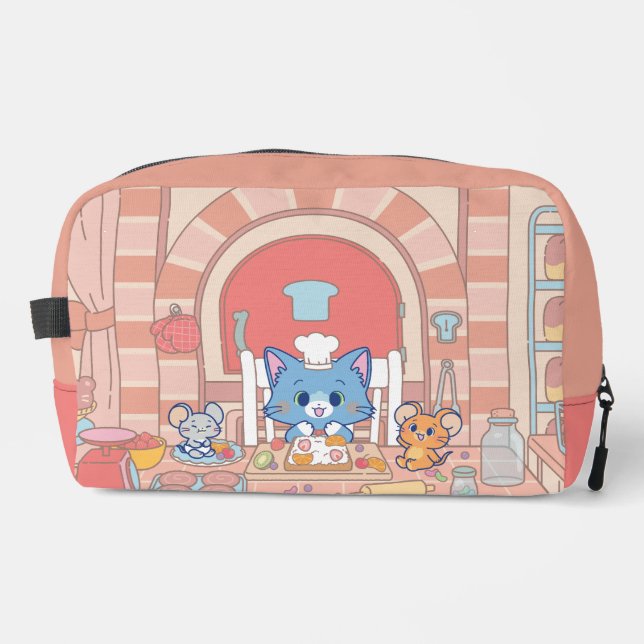 Anime Tom, Jerry, and Tuffy Bakery Dopp Kit (Front)