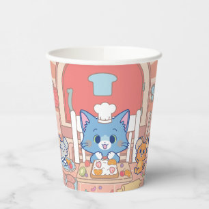 Anime Tom, Jerry, and Tuffy Bakery Paper Cups