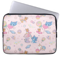 Anime Tom, Jerry, and Tuffy Candyland Pattern