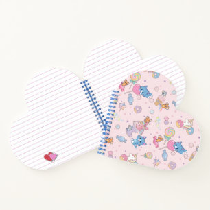 Anime Tom, Jerry, and Tuffy Candyland Pattern Notebook