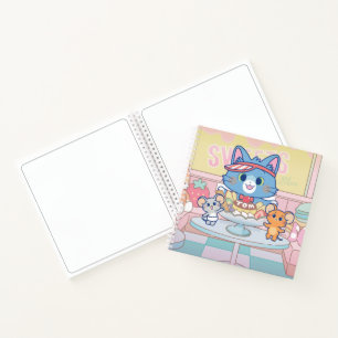 Anime Tom, Jerry, and Tuffy Dessert Parlor Notebook