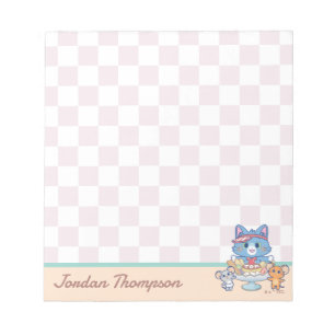 Anime Tom, Jerry, and Tuffy Dessert Parlor Notepad