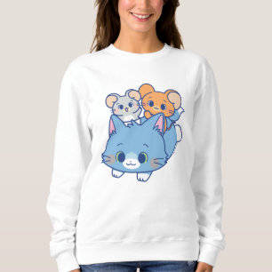 Anime Tom, Jerry, and Tuffy Sweatshirt