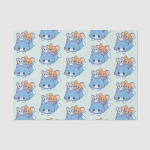 Anime Tom, Jerry, and Tuffy Tissue Paper