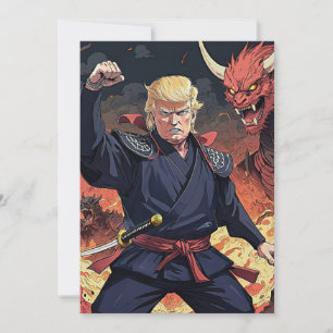 Anime Trump - Fist Raised Invitation