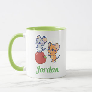 Anime Tuffy and Jerry Apple Rolling Mug