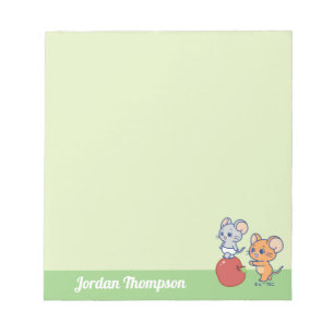 Anime Tuffy and Jerry Apple Rolling Notepad