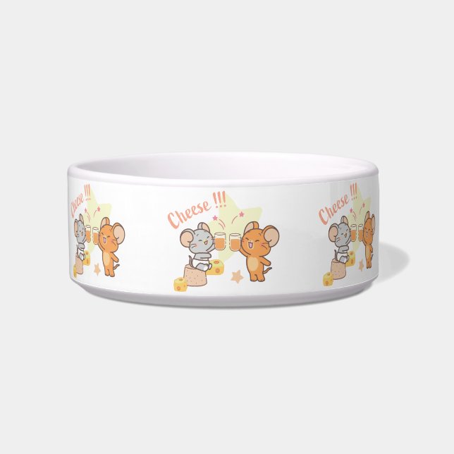 Anime Tuffy and Jerry Cheers to Cheese Bowl (Front)