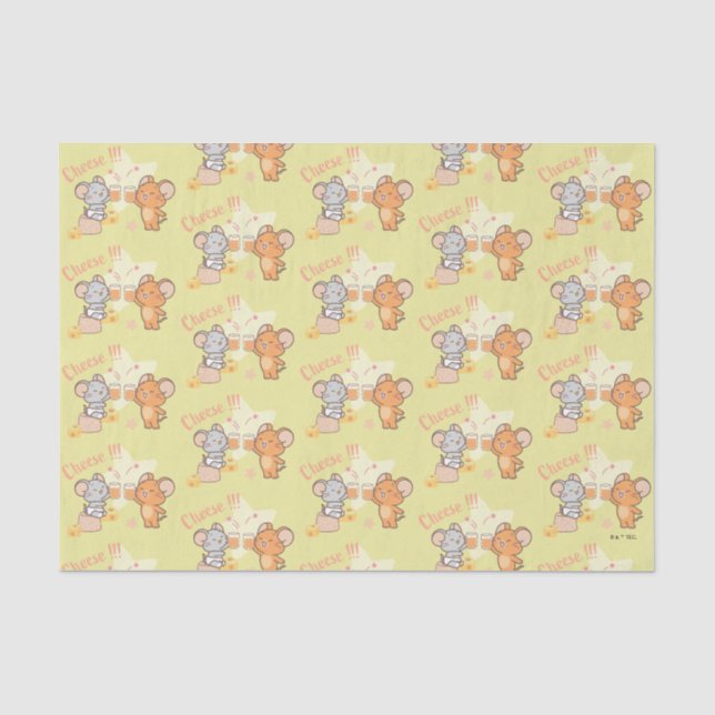 Anime Tuffy and Jerry Cheers to Cheese Tissue Paper (Front)