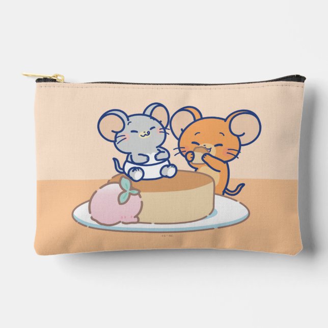Anime Tuffy and Jerry Cheesecake Accessory Pouch (Front)