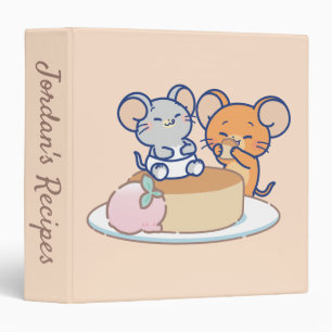 Anime Tuffy and Jerry Cheesecake Binder