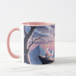 Anime Twilight   Spirit Fox Fantasy Mug